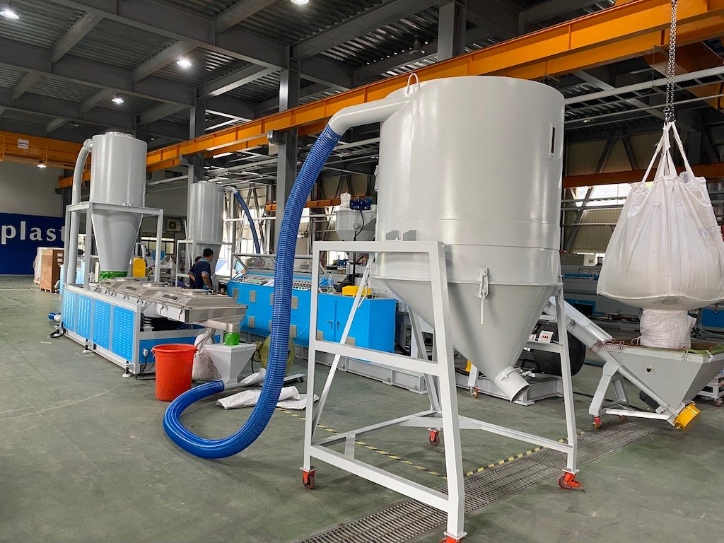 Automated PVC compound manufacturing production line
