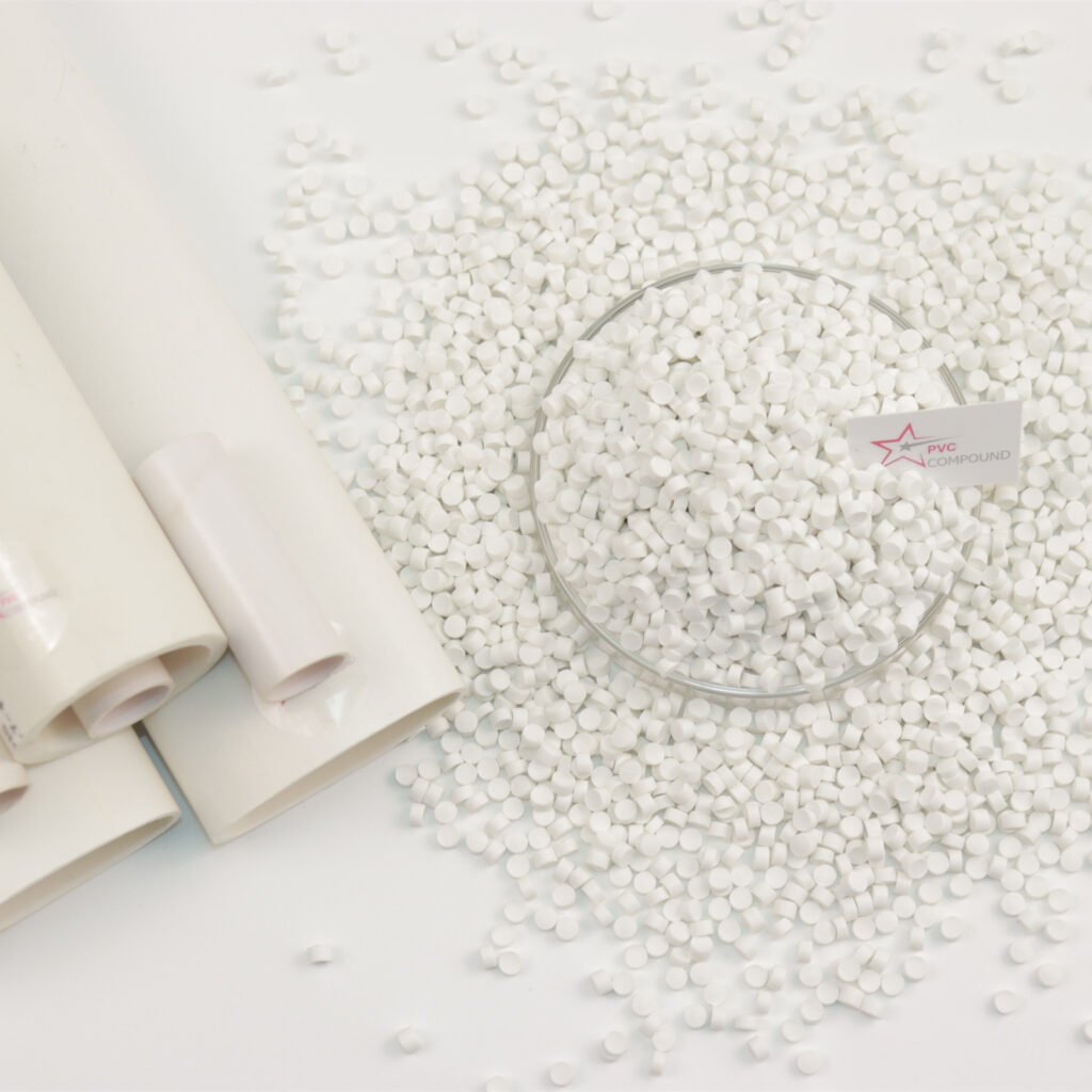 Extrusion Moulding Modified Rigid PVC Compound Ganule Pellet for Pipe Profile Tube