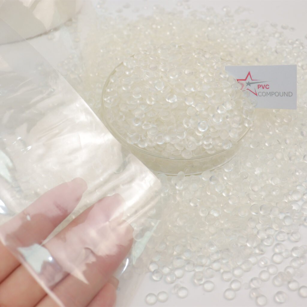 PVC granules grains for shrink label film