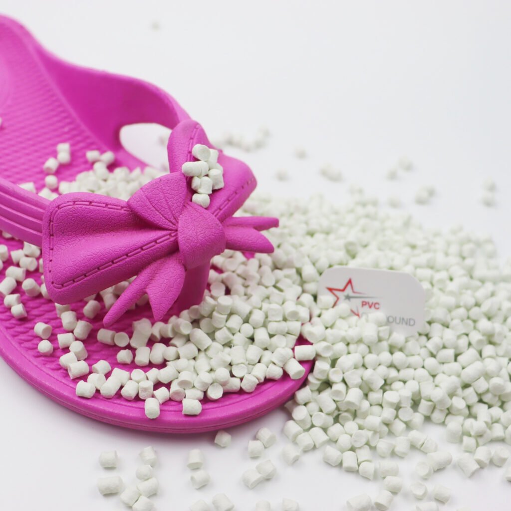 Air blowing PVC Granules for shoe sole