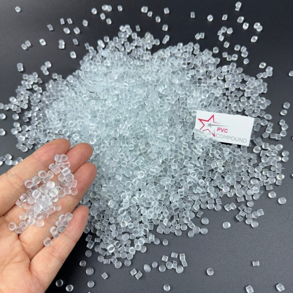 Soft Polyvinyl Chloride Granules PVC Compound for Injection Plastic Molding Shoes/Sandals/Boots STARPVC Brand Shore A55-A70