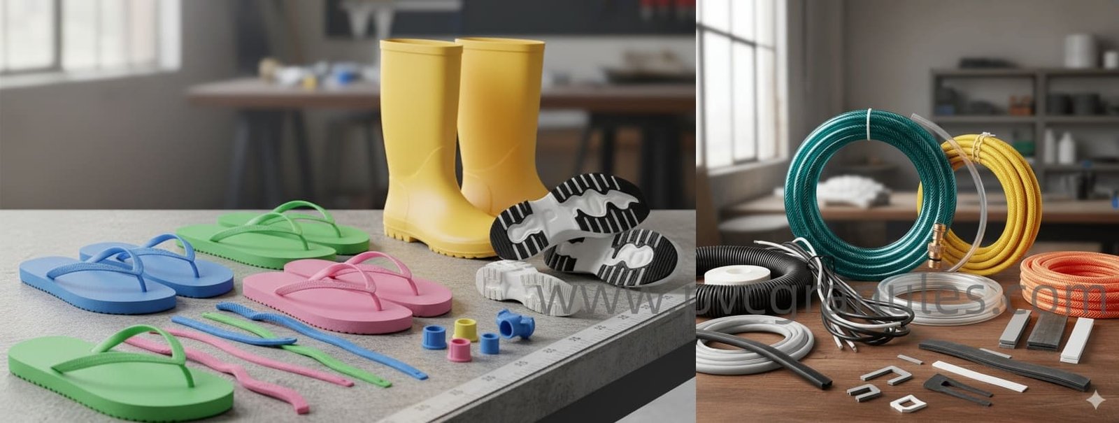 Construction applications of flexible PVC