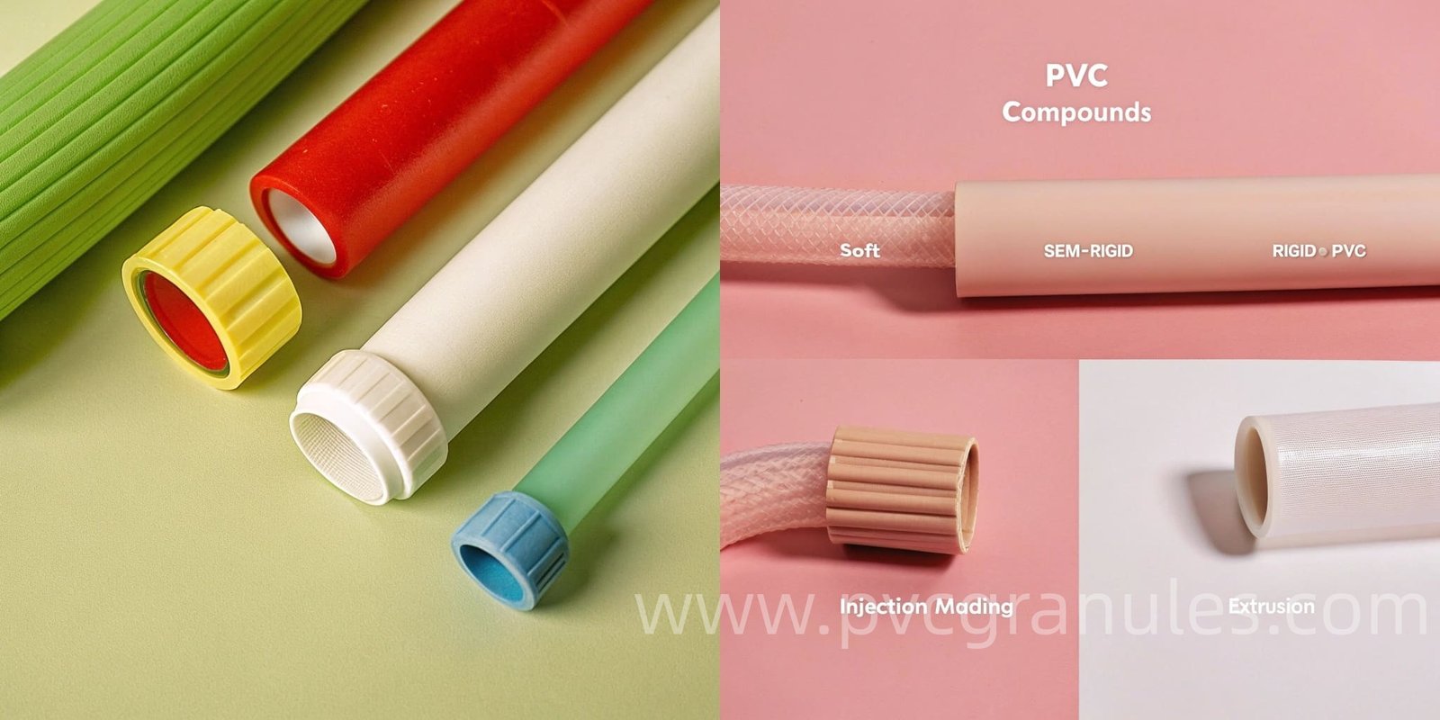 Chart showing classification of PVC compounds