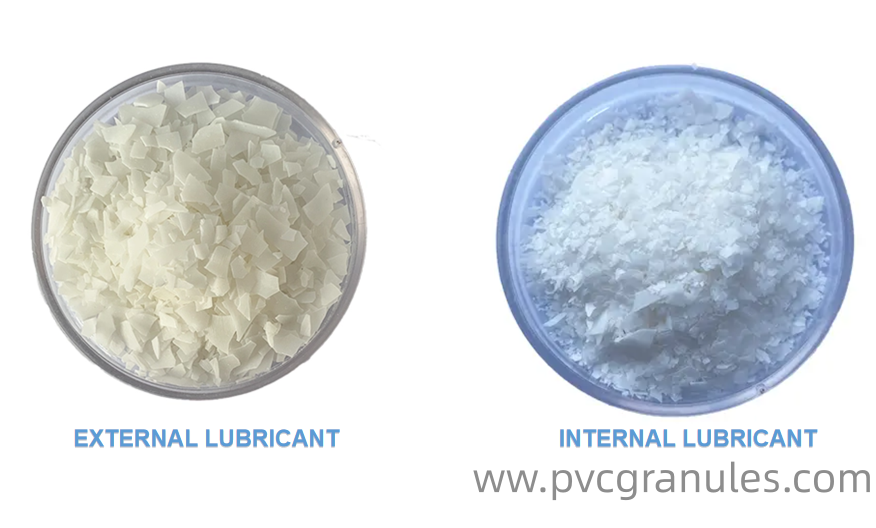 Internal and external lubricants for PVC processing