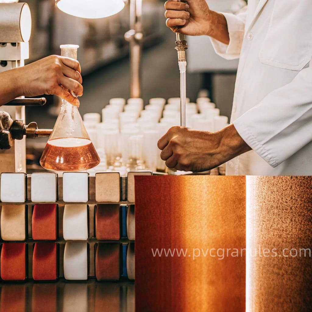 Custom PVC compound formulation process