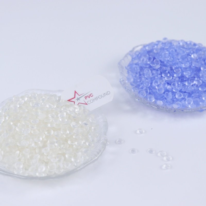 Red Transparent Crysta PVC Compound Granules Modified PVC for Weekly Graveyard Candles and Candlelight Services