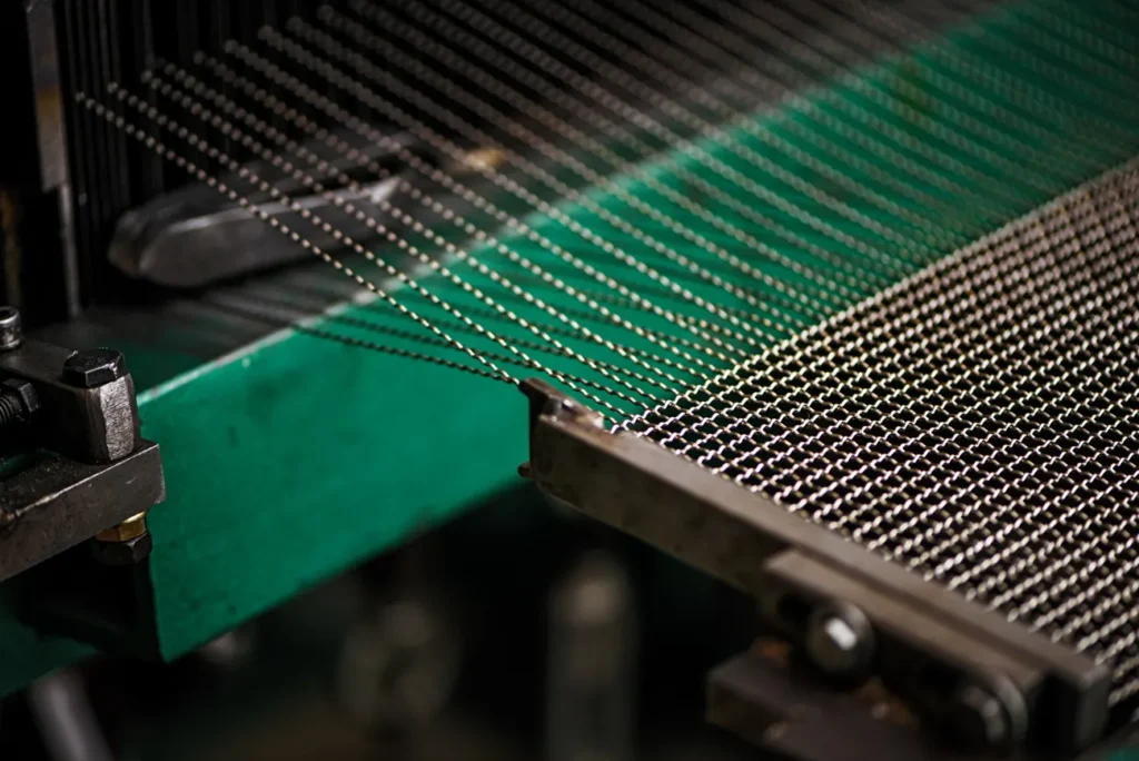 PVC wire mesh production process