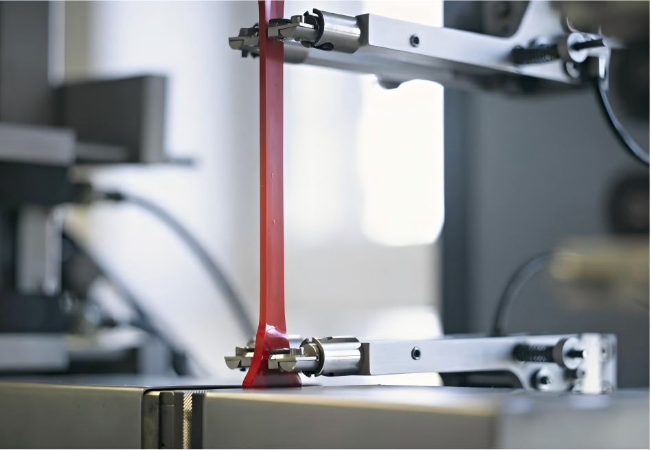 Mechanical testing of PVC coating