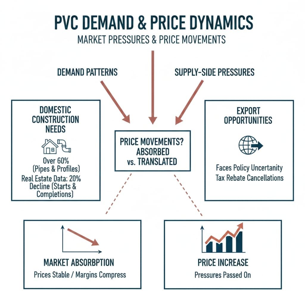PVC demand sectors breakdown