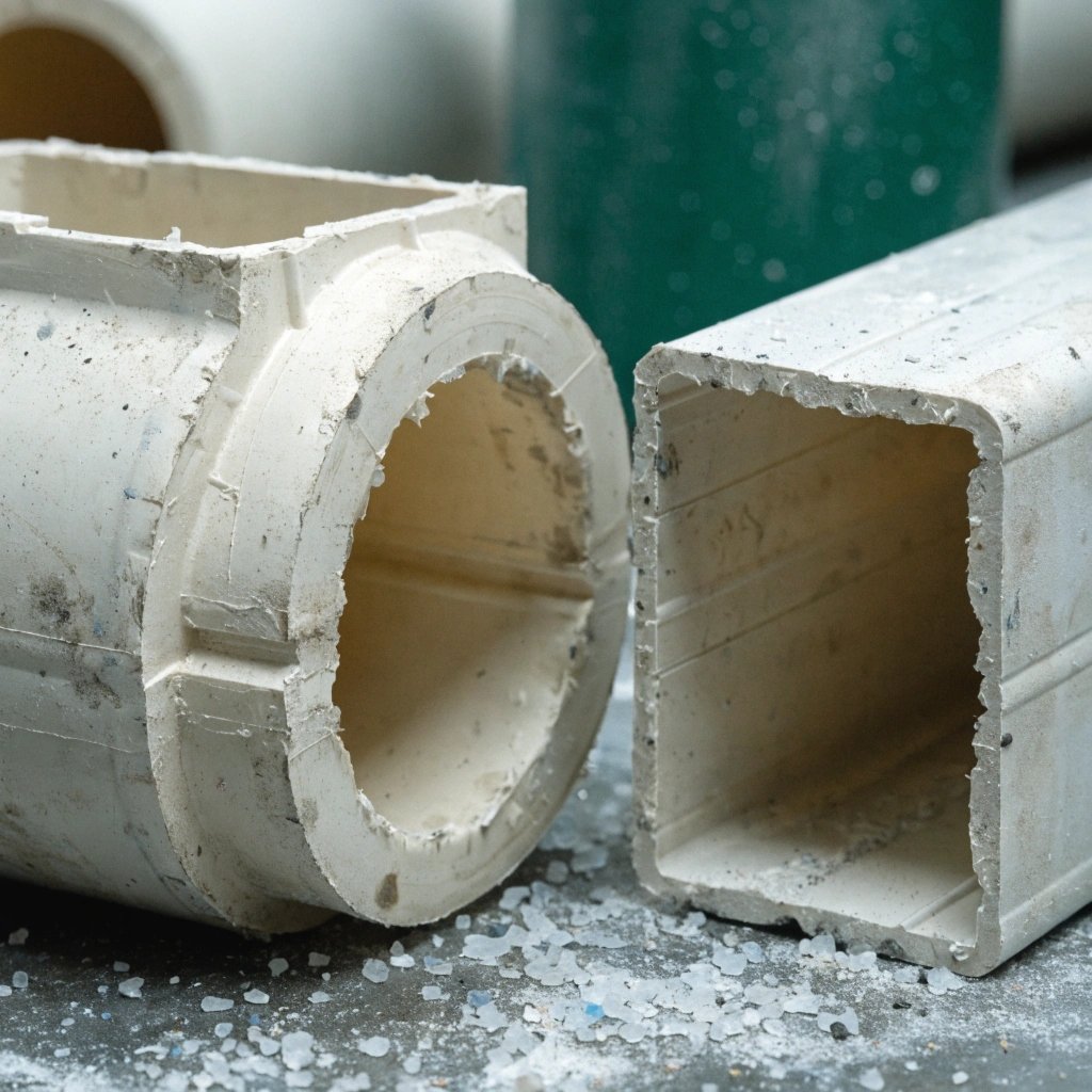 PVC granules plasticization issues