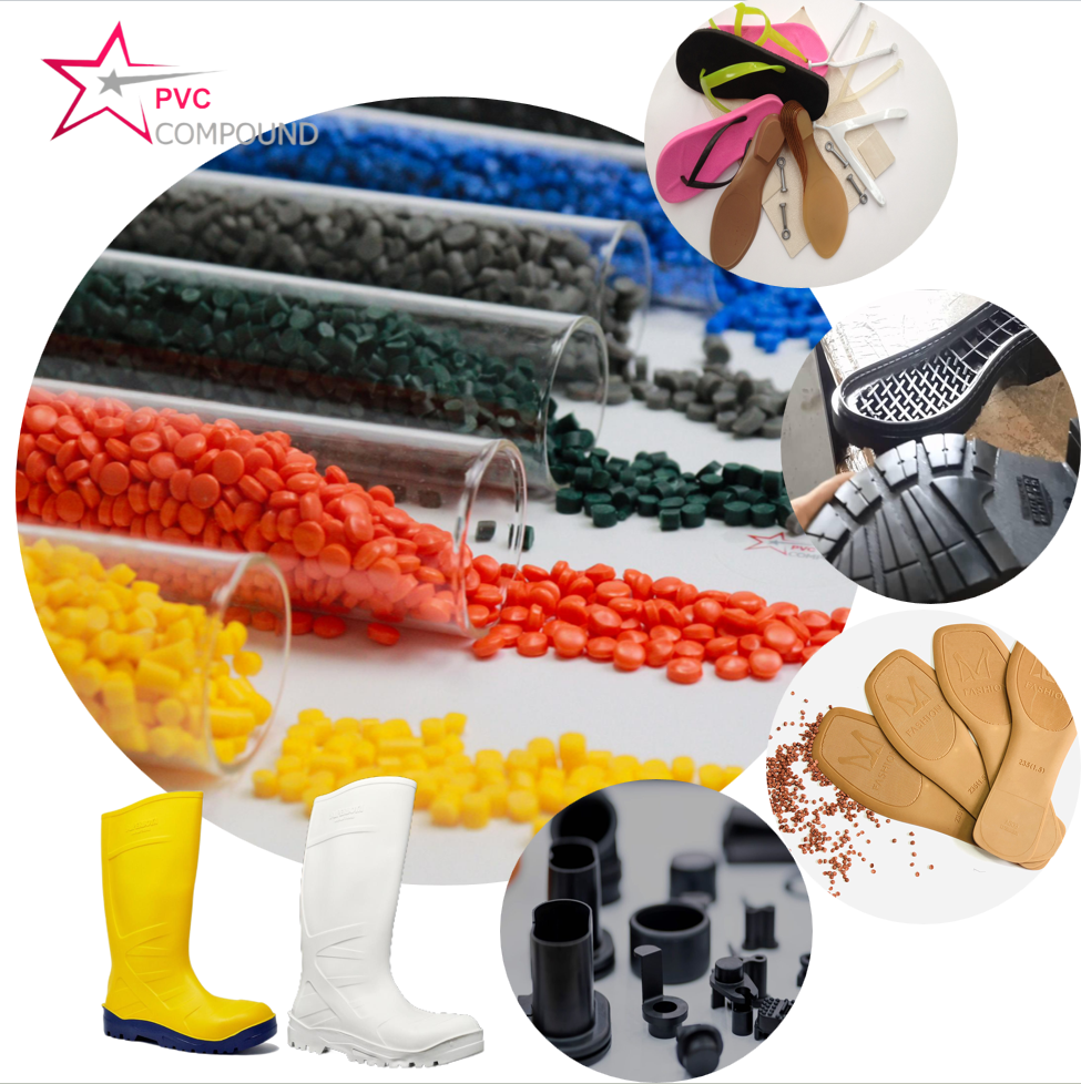 Soft PVC compound for cold storage industrial use boots